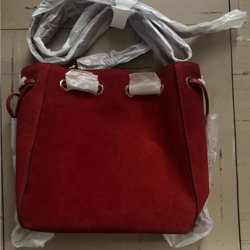 Mini Drawstring Crossbody Bucket Bag - Picture 3 of 3